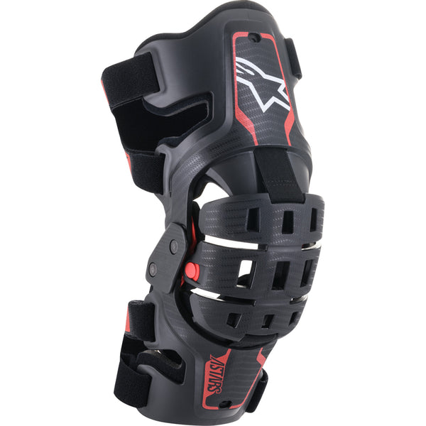 Alpinestars Youth Bionic 5S Knee Braces - Black/Red 6540520-13