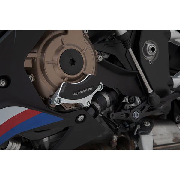 SW-Motech Engine Case Protector - Black/Silver - BMW - S1000 R | M1000 RR MSS.07.540.10100
