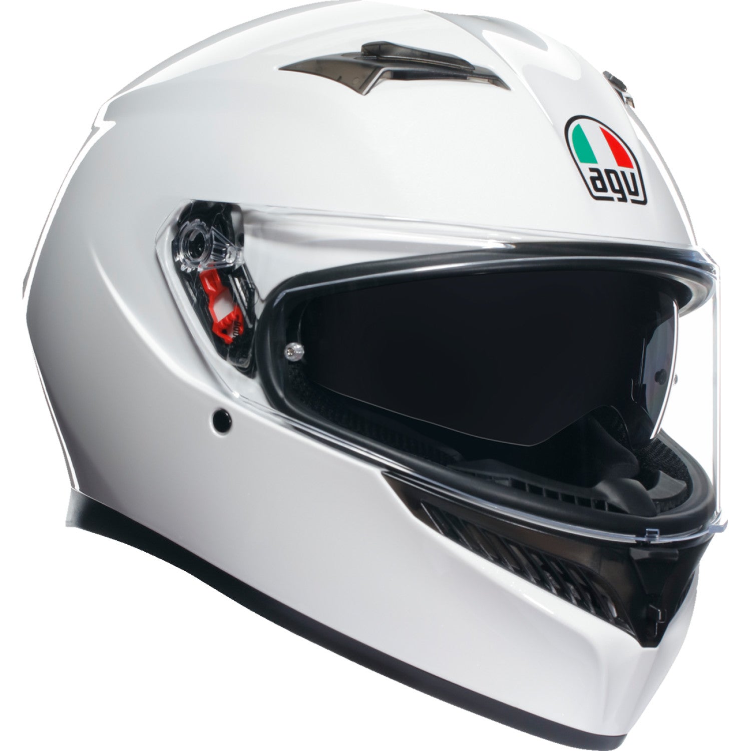 AGV K3 Helmet - Seta White - Small 2118381004014S | Street Full Face Adult Helmet