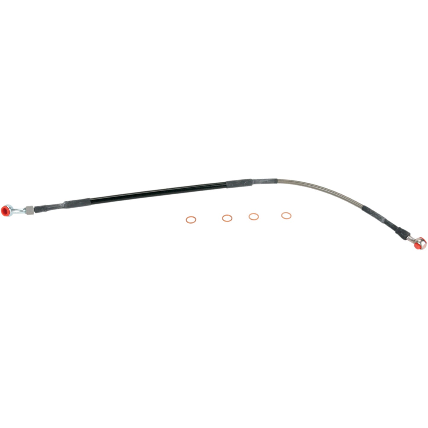 Moose Racing Brake Line - Rear - Stainless Steel - Yamaha Y01-2021