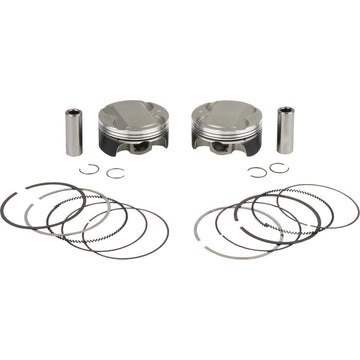WOSSNER Piston Kit - 4.375" Stroke - 107 CID - M8 K4081DA-2