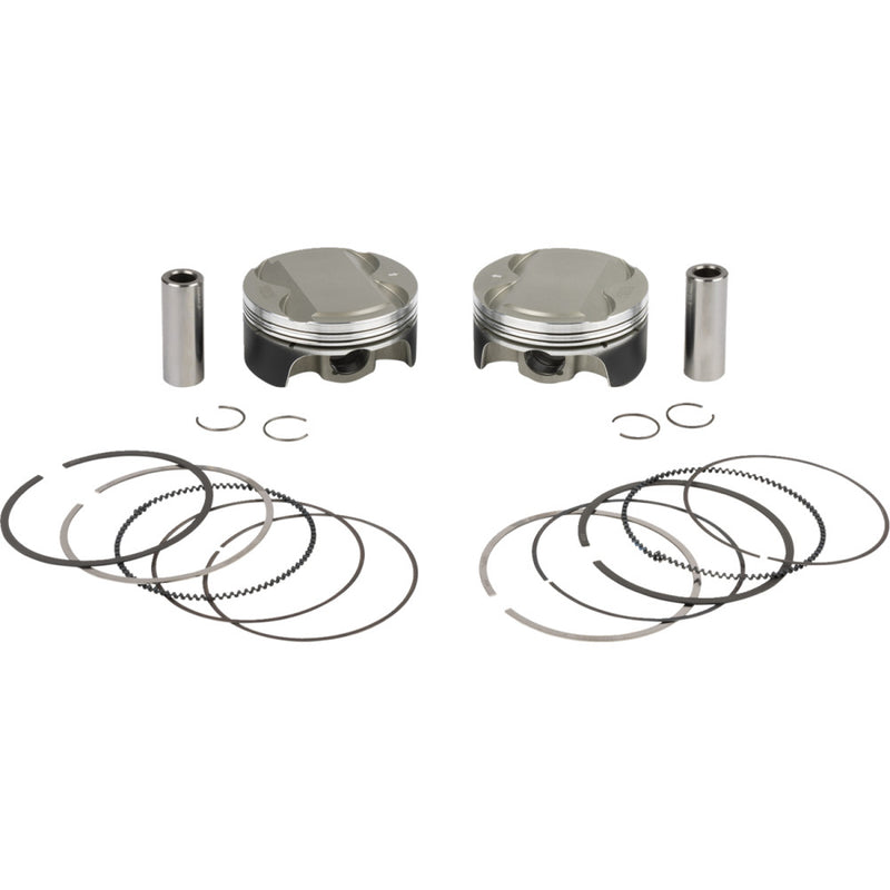 WOSSNER Piston Kit - 4.375" Stroke - 107 CID - M8 K4081DA-2