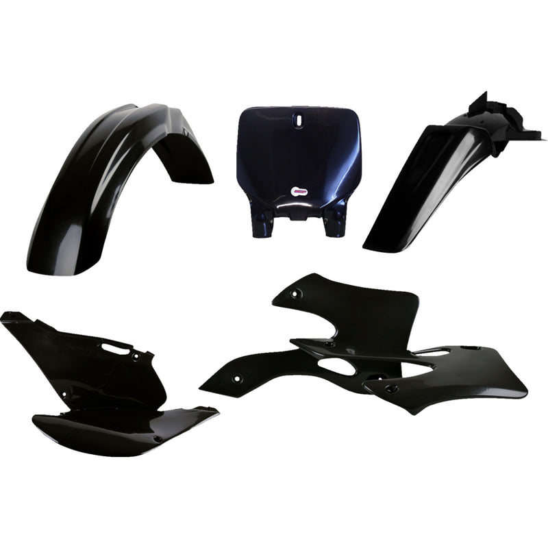 POLISPORT Body Kit - Complete - Black - KX 125/250 90738 by Polisport