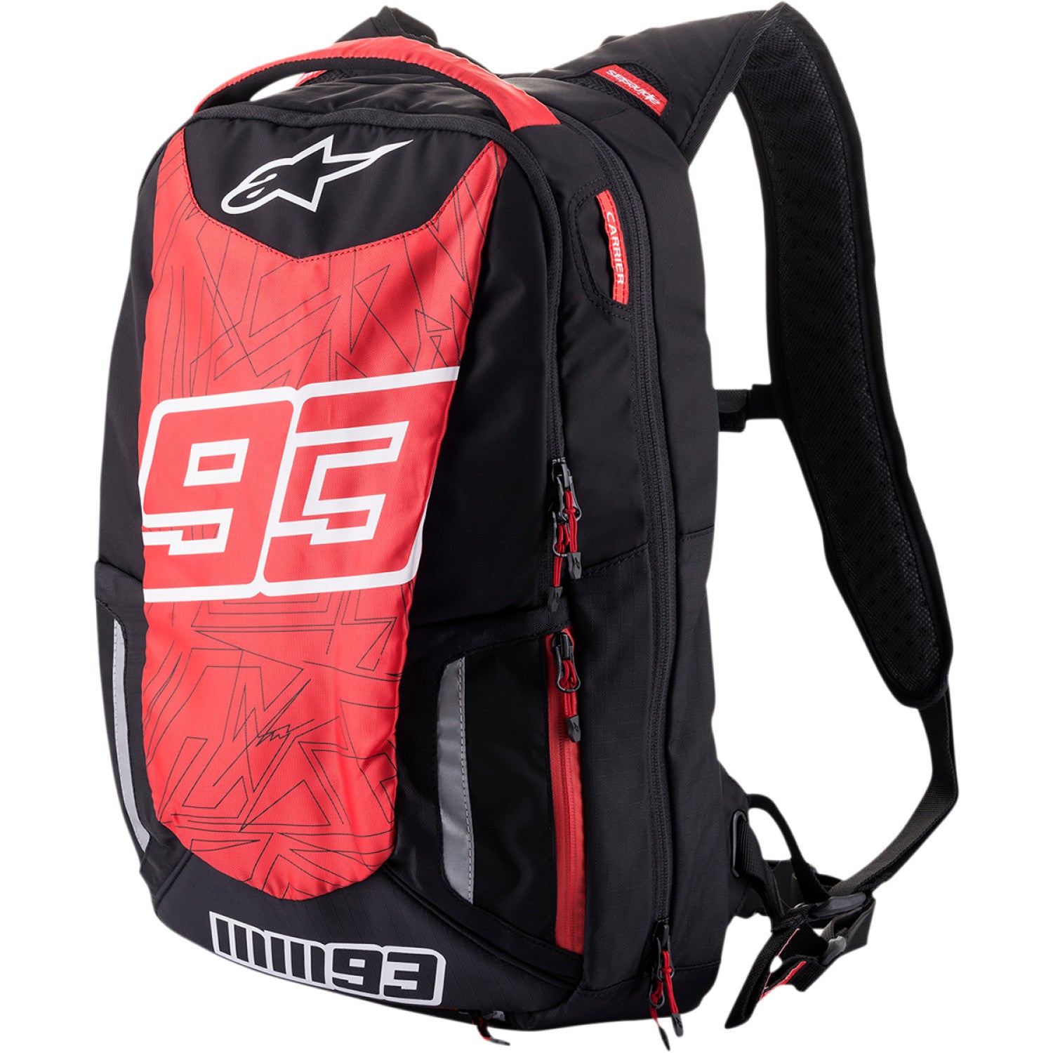 ALPINESTARS Jerez Backpack - Black/Red 6105921-13