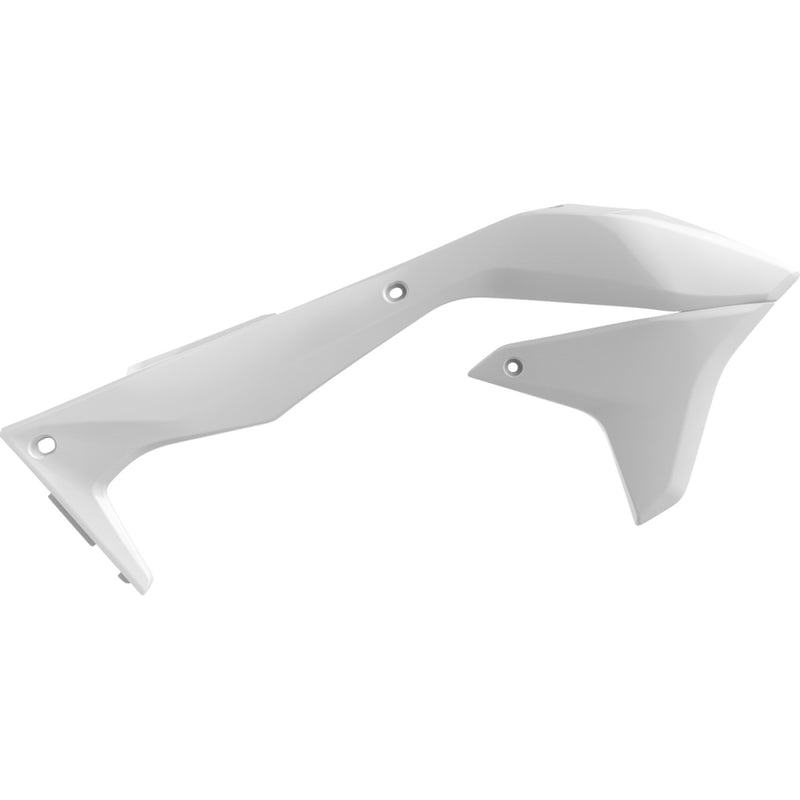 POLISPORT Radiator Cover - White - KX 450F 8418300002 by Polisport
