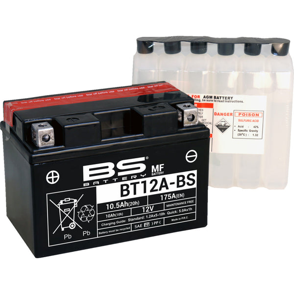 BS Battery Battery - BT12A-BS (YT) 300602
