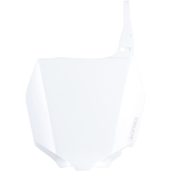 Acerbis Front Number Plate - White 2042340002
