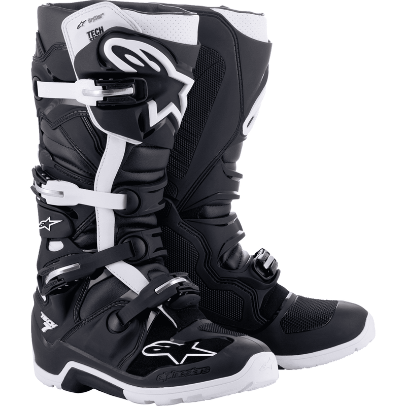 Alpinestars Tech 7 Enduro DS Black/White Size 11 by Alpinestars