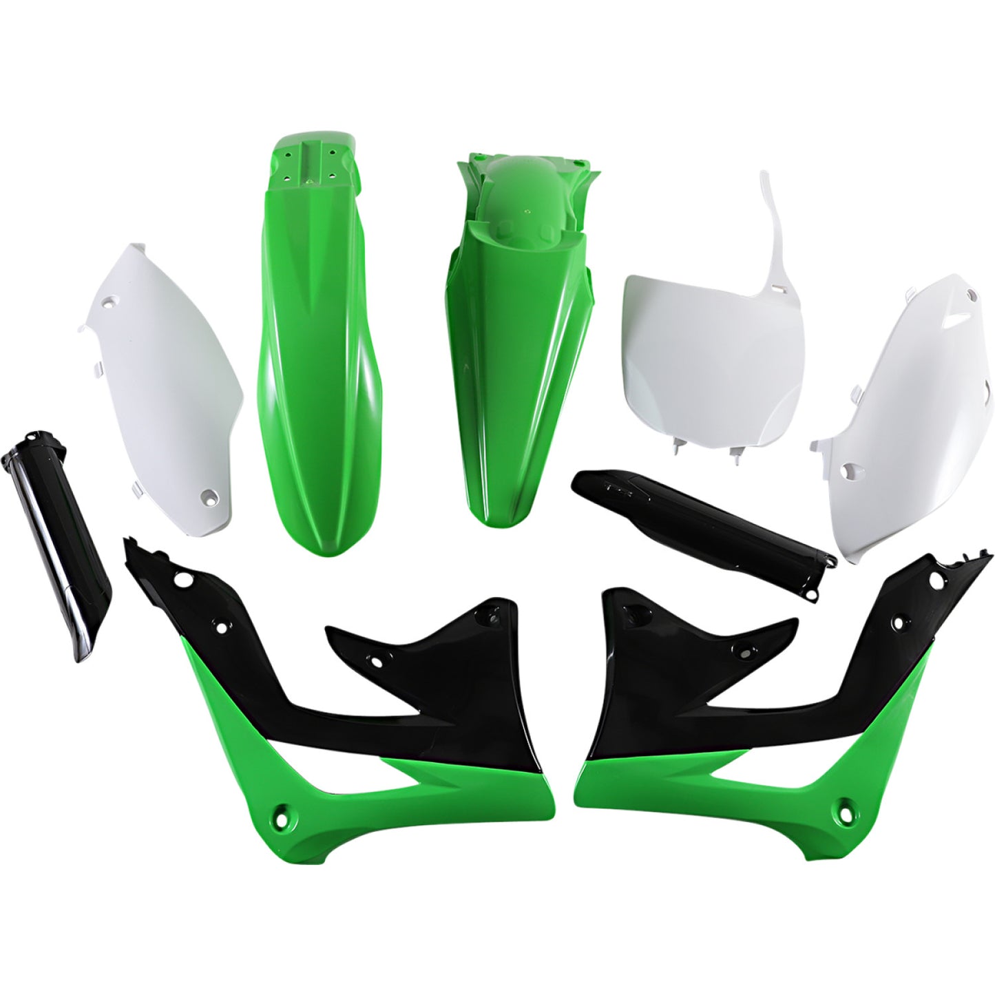 ACERBIS Full Replacement Body Kit - OEM '12 Green/Black/White 2250453593