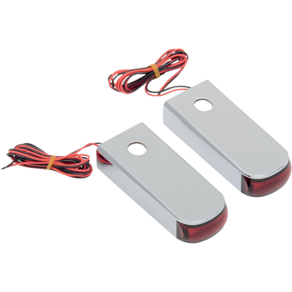ALLOY ART Strut Light - LED - Red/Red - Chrome SSL-3