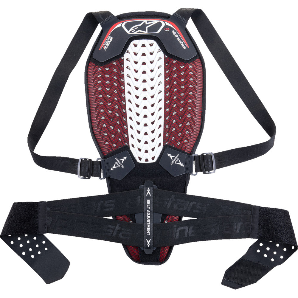 Alpinestars Nucleon Plasma Back Protector - Black/White/Red - Large 6504325-123-L