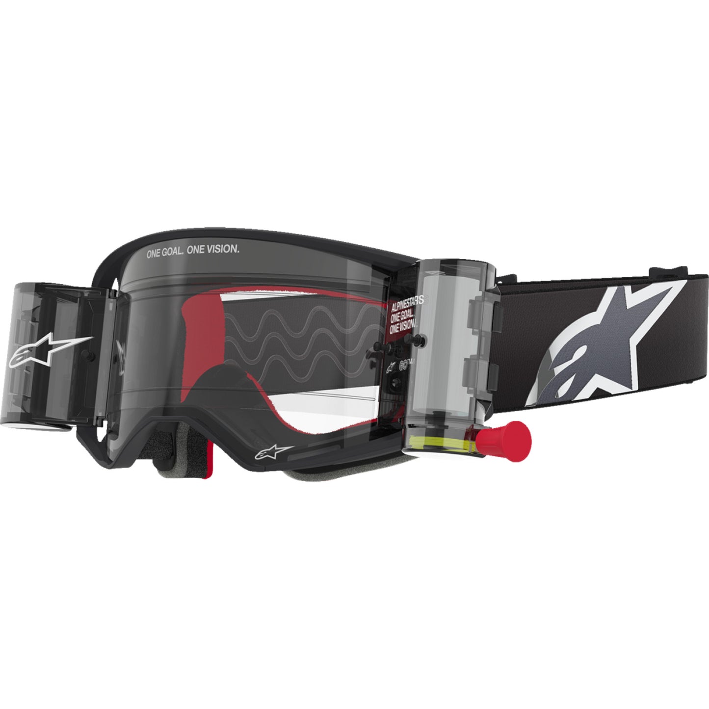 Alpinestars Supertech Roll-Off Goggle - Corp - Black/Gray - Clear 5100425-1518 | Goggles 