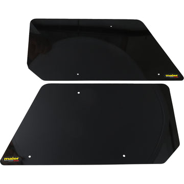 Maier Rear Number Plates - Black 190420