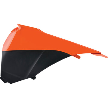 POLISPORT Airbox Cover - Orange/Black - EXC/EXC-F 8455200004 by Polisport