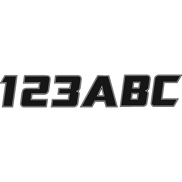 Hardline Decal Registration Kit - Black BLACK900