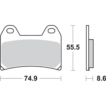 SBS Brake Pads 706DC by SBS