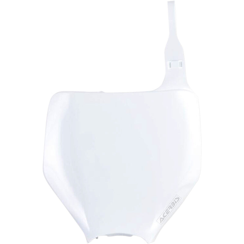 Acerbis Front Number Plate - White 2042310002