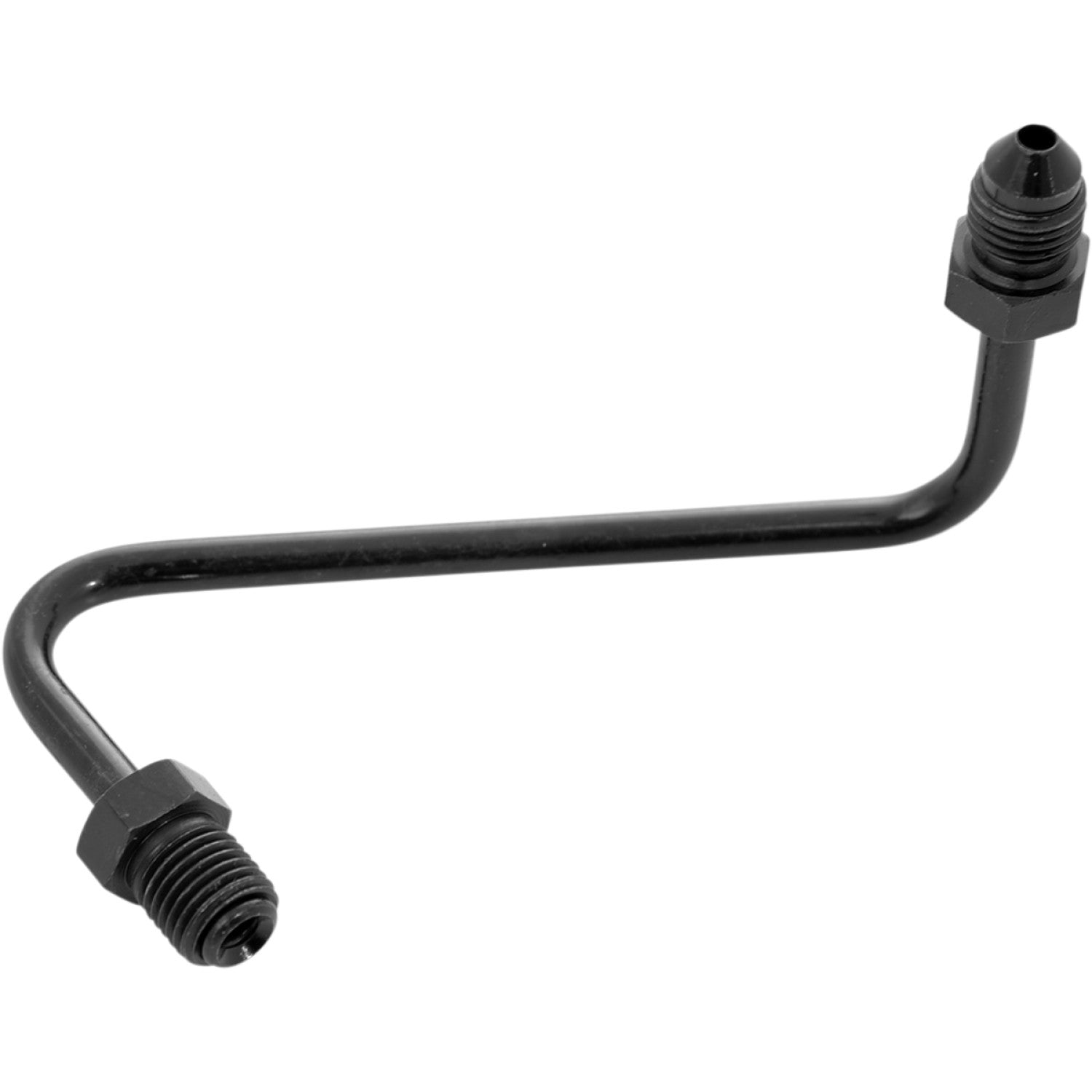 Goodridge Tube Adapter - Double Bend - Black 666-03ZBK | Brake Line Hardware