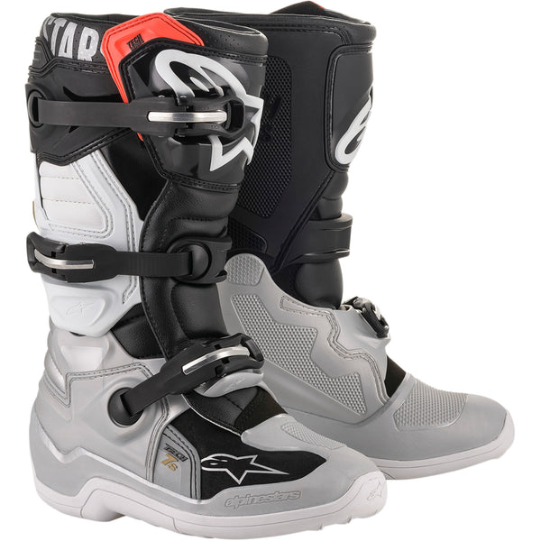 Alpinestars Tech 7S Boot - Black/Silver/White/Gold - US 3 2015017-1829-3