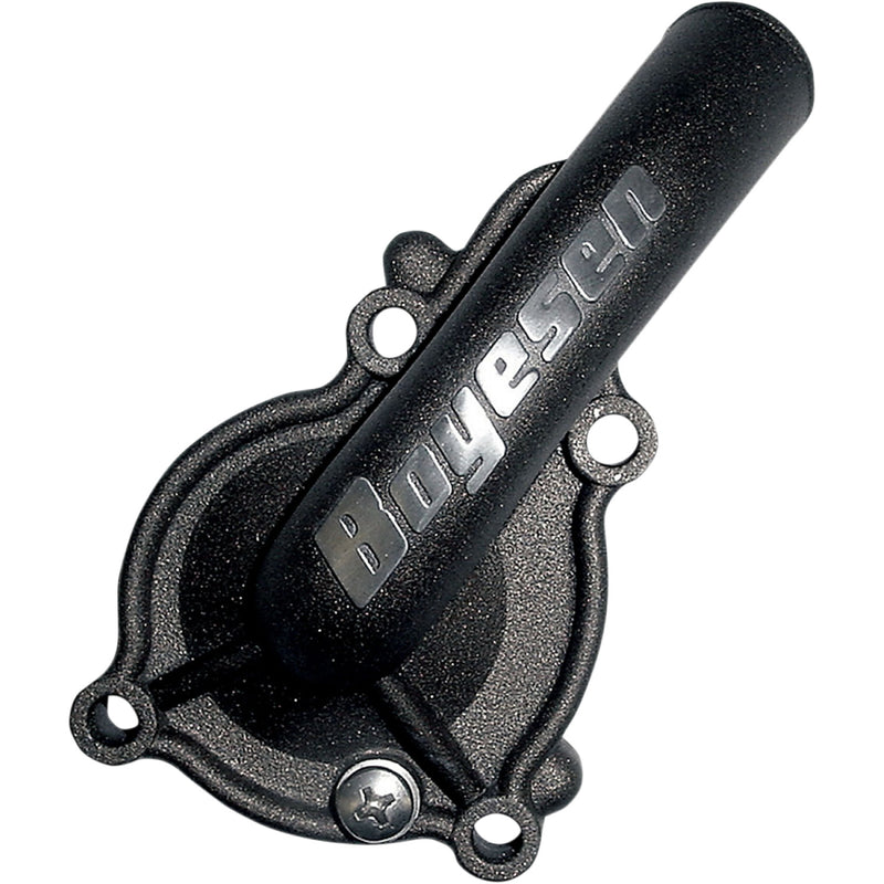 BOYESEN Water Pump Cover - Black - KX250 WPC-12DB