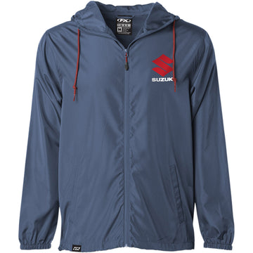 FACTORY EFFEX Suzuki Windbreaker - Navy - Medium 23-85412