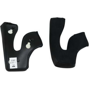 AGV X3000 Cheek Pads - Black - MS 20KIT00118001 | Interior Helmet Parts