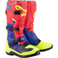 ALPINESTARS Tech 3 Boots - Red/Blue/Yellow Fluorescent - US 7 2013018-3375-7