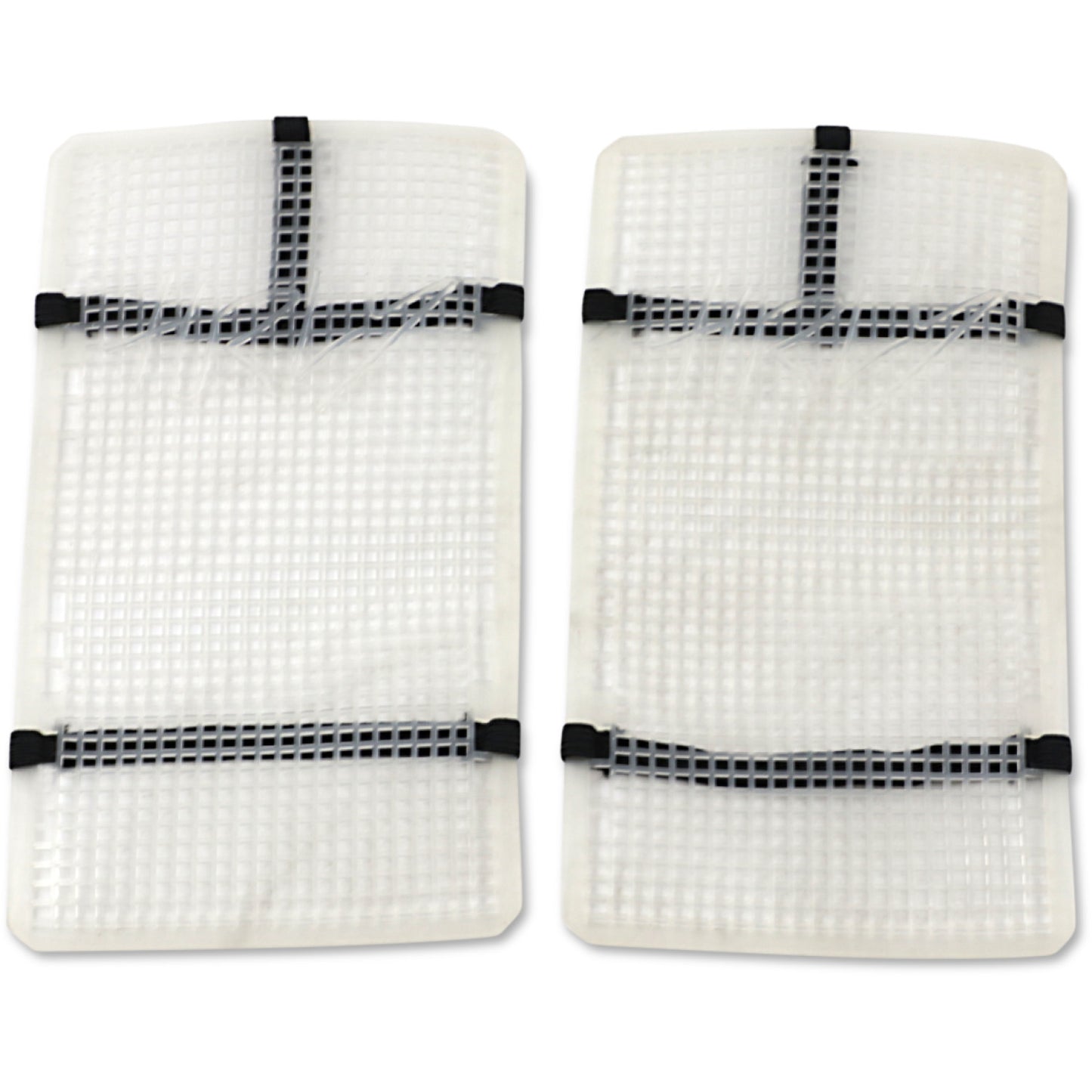 Moose Racing Mud Radiator Cover - White - Honda HPRMUDCRF2504TM