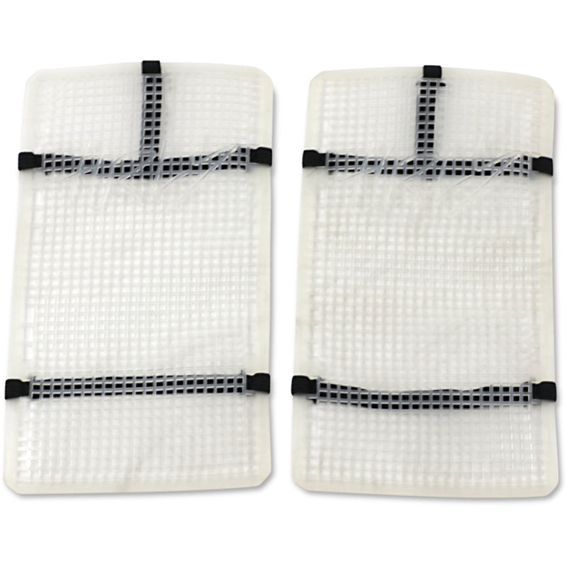Moose Racing Mud Radiator Cover - White - Honda HPRMUDCRF2504TM