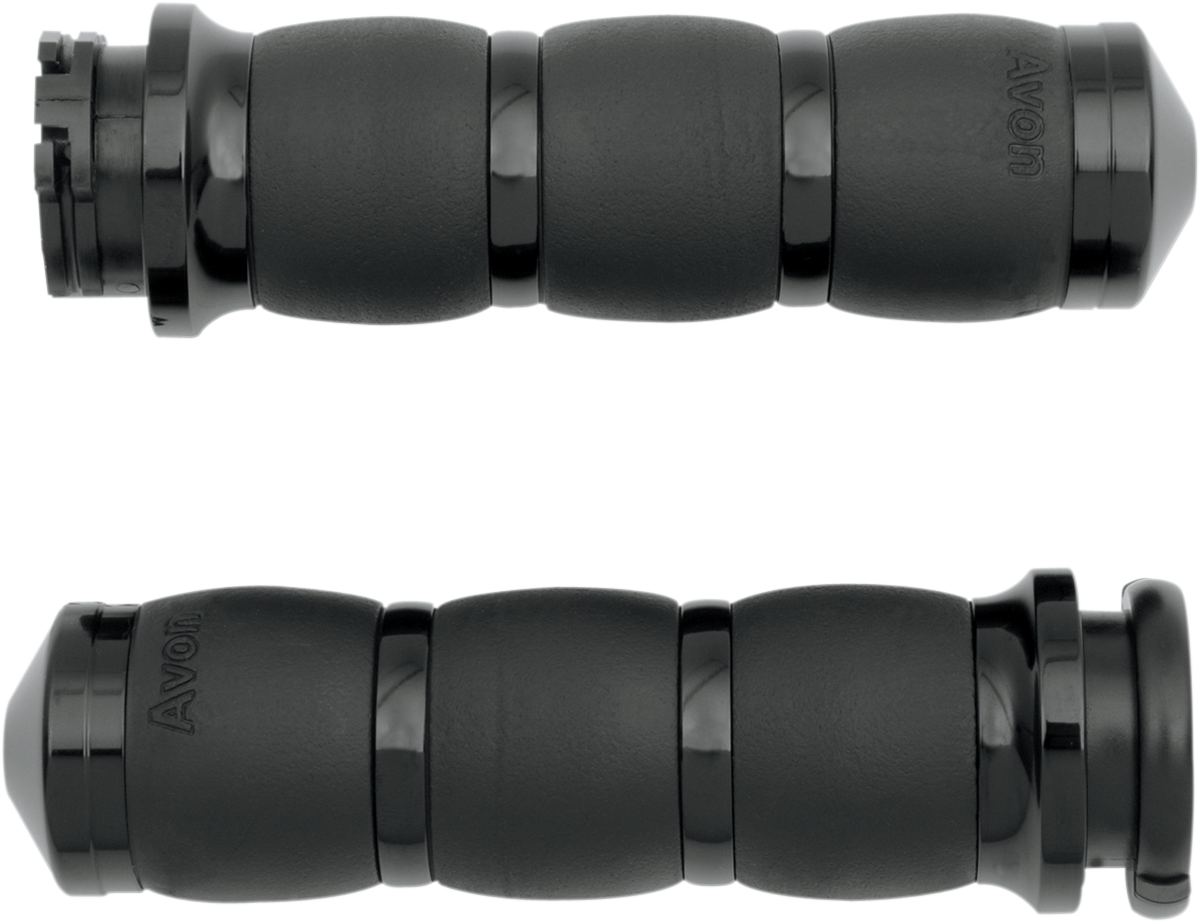 Avon Grips 3-Ring Velvet Air Grips - Black AIR-96