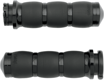 Avon Grips 3-Ring Velvet Air Grips - Black AIR-96