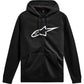 ALPINESTARS Ageless V3 Zip Hoodie - Black/White - Medium 1244-51490-1020-M