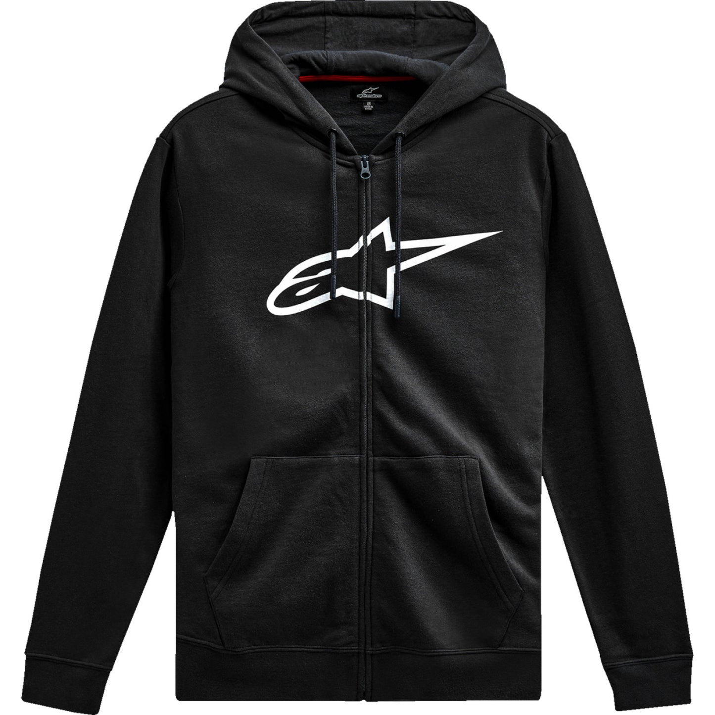 ALPINESTARS Ageless V3 Zip Hoodie - Black/White - Medium 1244-51490-1020-M