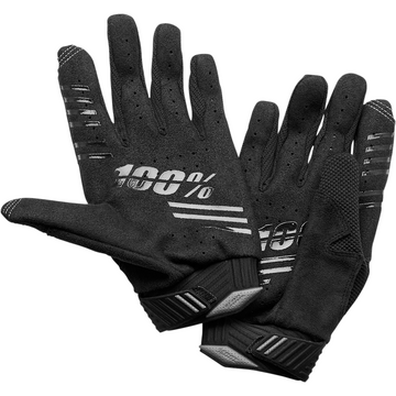 100% R-Core Gloves Black Large by 100%