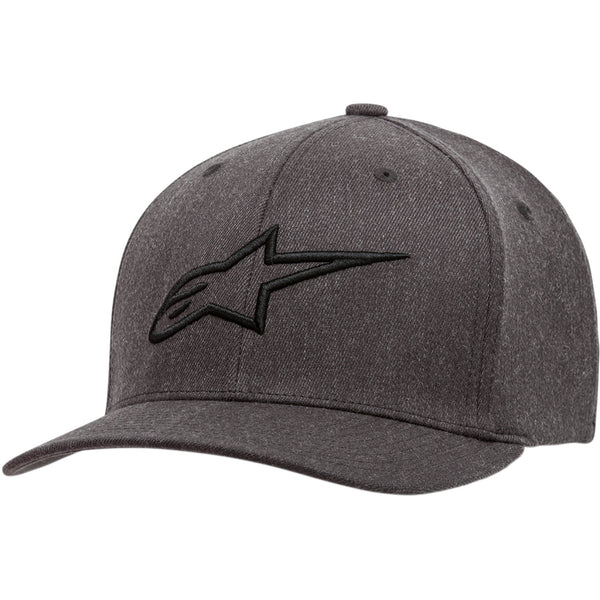 Alpinestars Ageless Curve Hat - Heather Charcoal/ Black - Large/XL 1017810101910LX