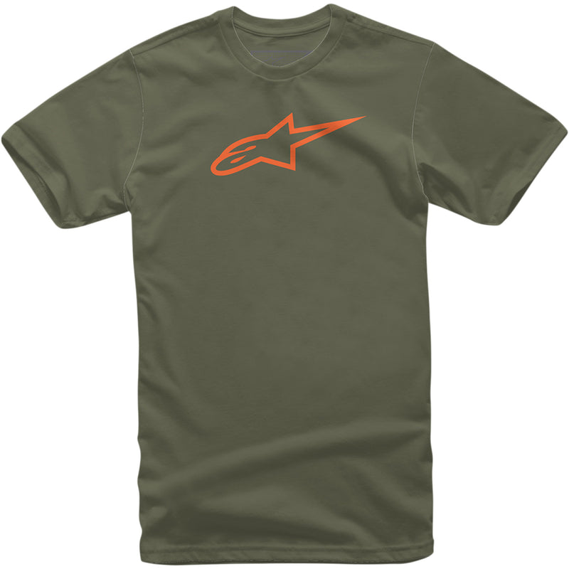 ALPINESTARS Ageless T-Shirt - Military/Orange - Large 1032720306940L