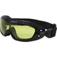 BOBSTER Night Hawk Goggle - Gloss Black - Yellow Lens BHAWK01Y