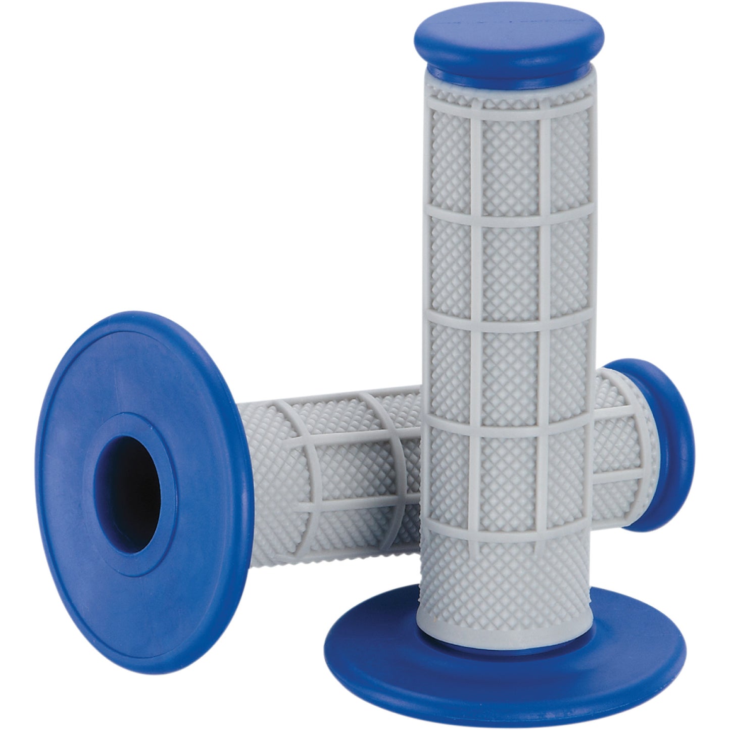 MOOSE RACING Grips - Qualifier - Half Waffle - Blue 1MG0715-EUM