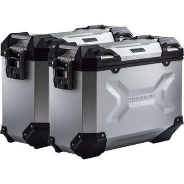 SW-Motech TRAX ADV Aluminum Case System - Silver - Honda VFR1200X '11-'17 KFT.01.660.70000/S | Luggage Group