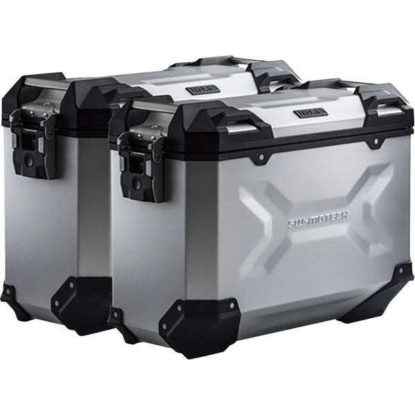 SW-Motech TRAX ADV Aluminum Case System - Silver - Honda VFR1200X '11-'17 KFT.01.660.70000/S