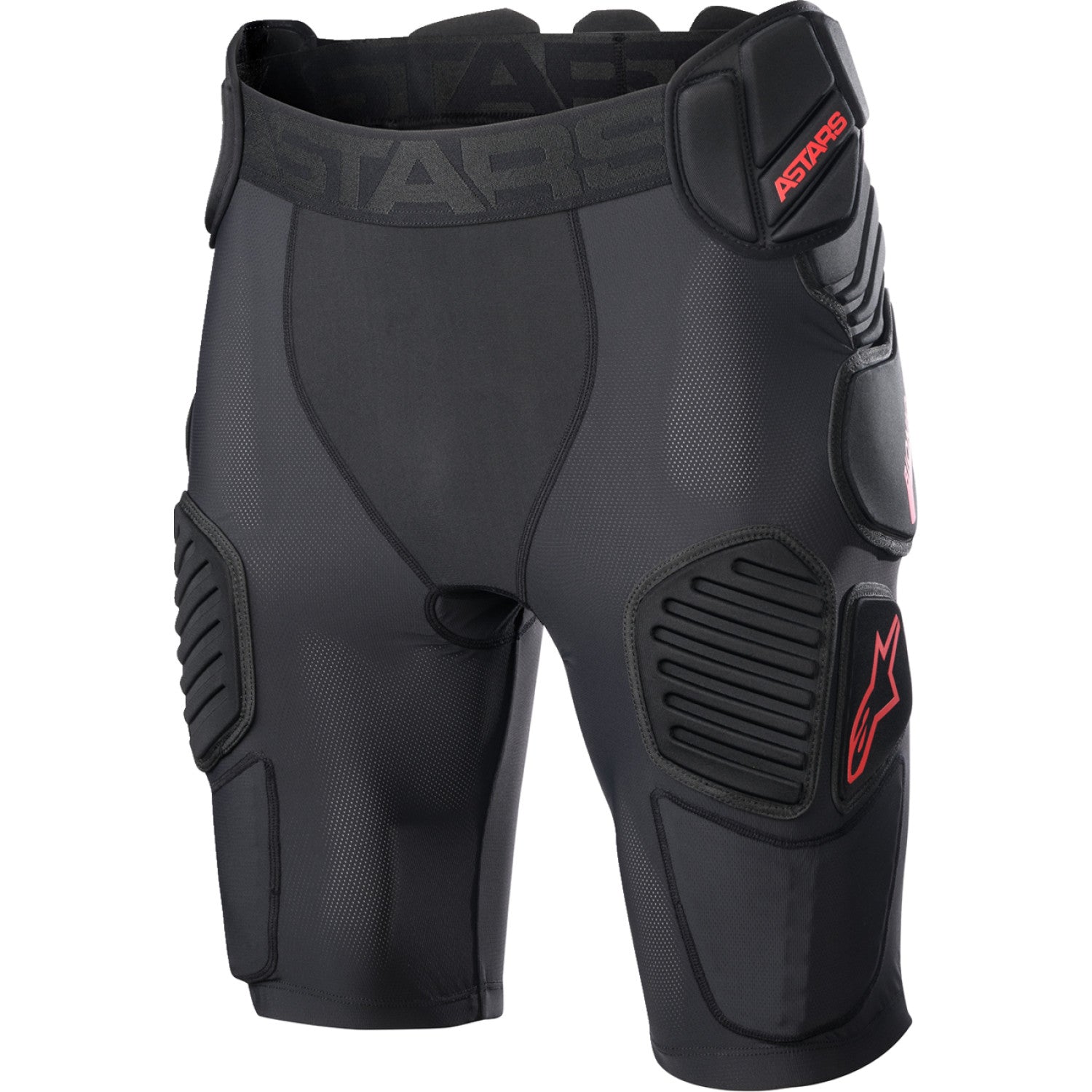 ALPINESTARS Bionic Pro Protection Shorts - Black/Red - Medium 6507523-13-M