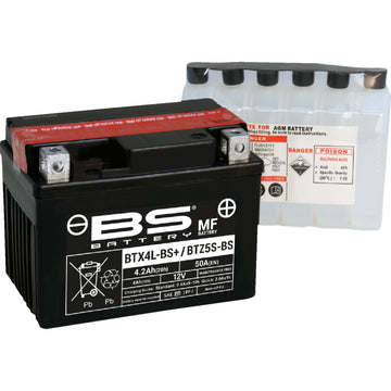 BS Battery Battery - BTZ5S-BS / BTX4L-BS (YTZ / YTX) 300617