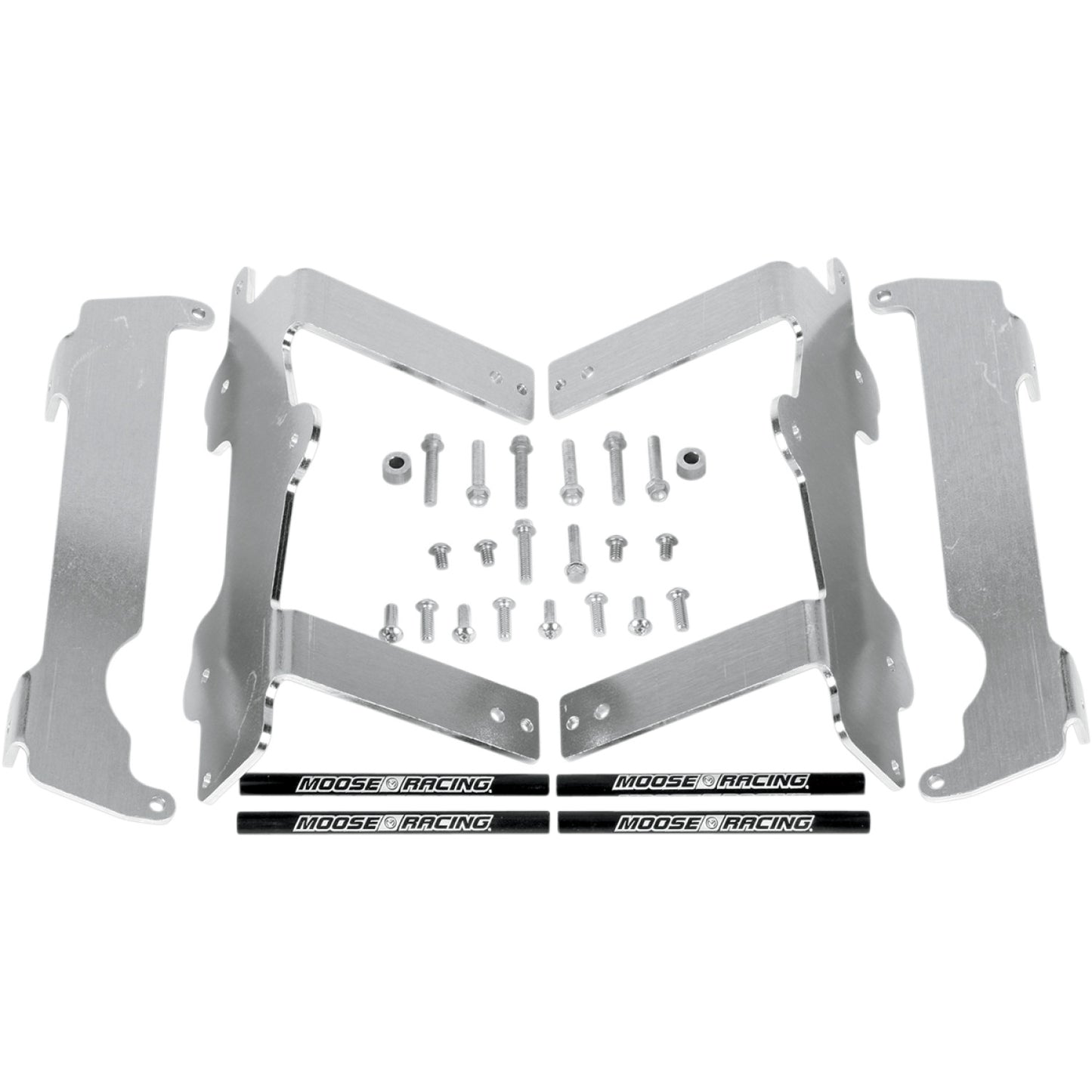 Moose Racing Radiator Braces - Silver - Yamaha 11-151