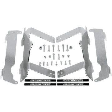 Moose Racing Radiator Braces - Silver - Yamaha 11-151