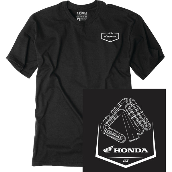 Factory Effex Honda Track T-Shirt - Black - 2XL 28-87308