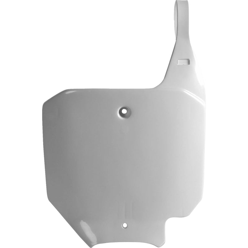 POLISPORT Number Plate - OEM White - CR 80R/85R 8662200001 by Polisport