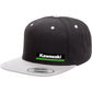 FACTORY EFFEX Kawasaki Wedge Hat - Black/Gray 23-86100