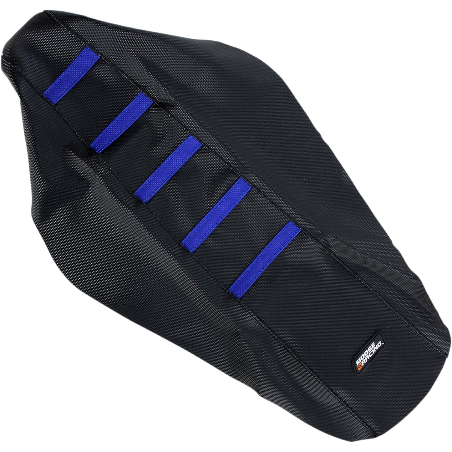 Moose Racing Ribbed Seat Cover - Black Cover/Blue Ribs - Yamaha YZ12502-332RT