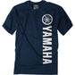 FACTORY EFFEX Yamaha Vertical T-Shirt - Heather Navy - 2XL 27-87228