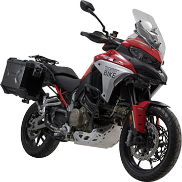 SW-Motech TRAX ADV Aluminum Case System - Black - Ducati Multistrada V4 '21-'24 KFT.22.822.70200/B | Luggage Group